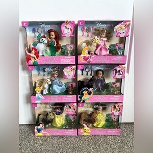 Disney Store Princess and Magical Pony dolls - complete set